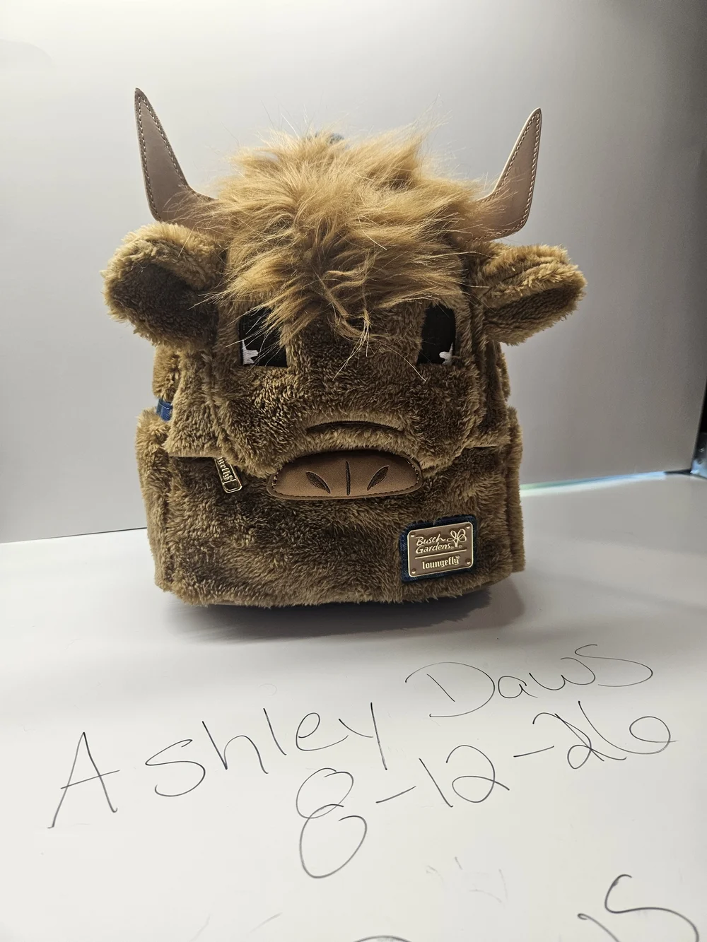 Loungefly Busch Gardens Highland Cow Mini Backpack